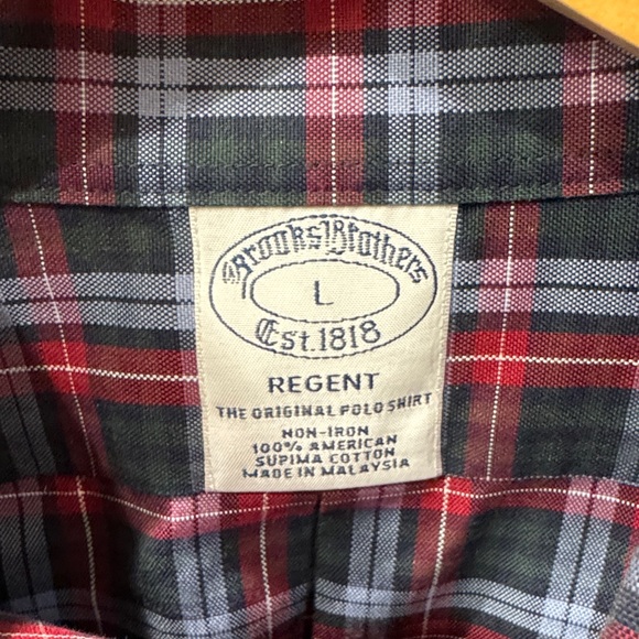 Brooks Brothers Multicolor Plaid Casual Shirt - Picture 2 of 3